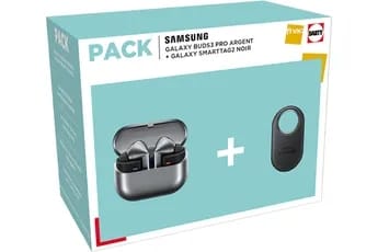 PACK GALAXY BUDS3 PRO ARGENT + SMARTTAG2