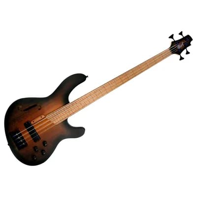 B4 Piezo Fretless Black Burst Cort